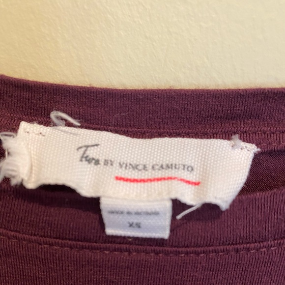 Maroon three quarter length sleeve shirt - Picture 3 of 3